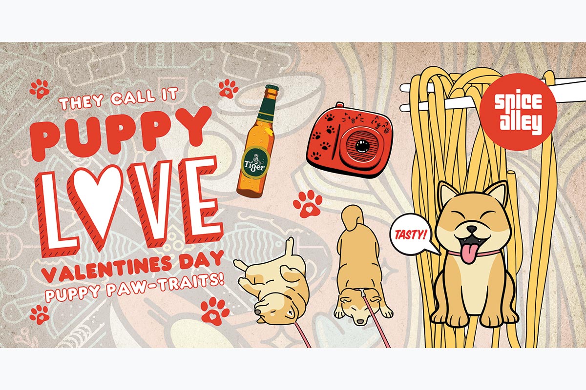 Spice Alley Puppy Love Valentine's Day Event